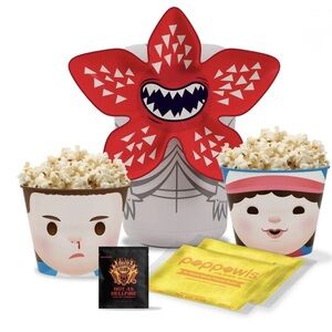 POPPOWLS POPCORN KIT STRANGER THINGS DEMOGORGON BUCKET CHRISTMAS GIFT NETFLIX